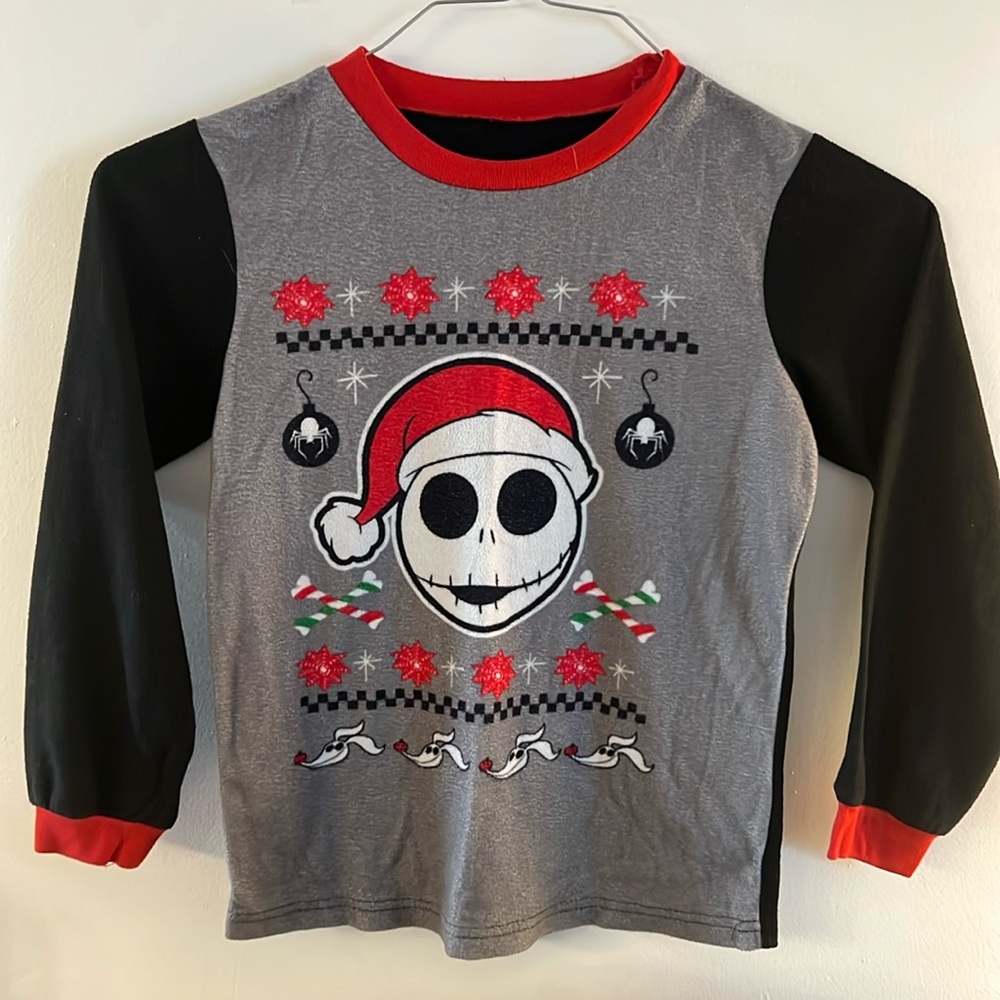 Disney Nightmare before Christmas boys pajamas Jack Skellington size small 6 - Picture 2 of 5